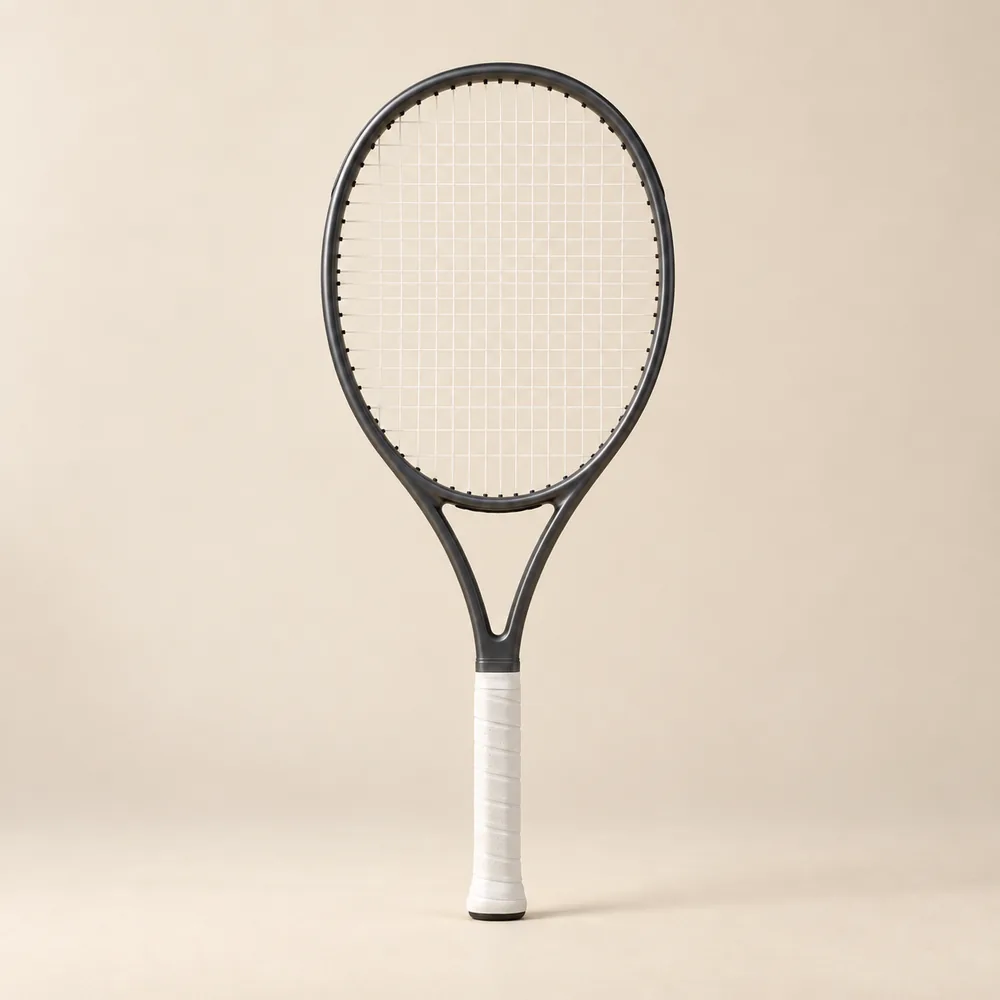 Racquet pack shot full frame, cream ground